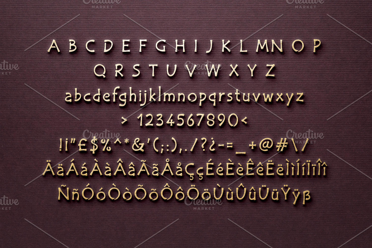 Repad Stencil, a Serif Font by Digital Typeface Studio (Photo 2 of 5)