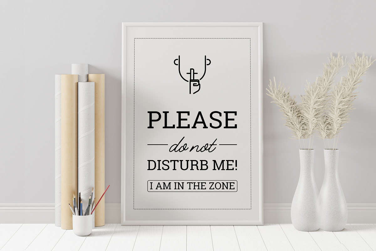 Printable Do Not Disturb Signs, a Templates & Theme by Snapybiz (Photo 3 of 9)