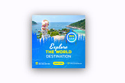 Holiday Travel  Social Media Post, a Social Media Template by Mk_Studio (Thumbnail 3 of 5)