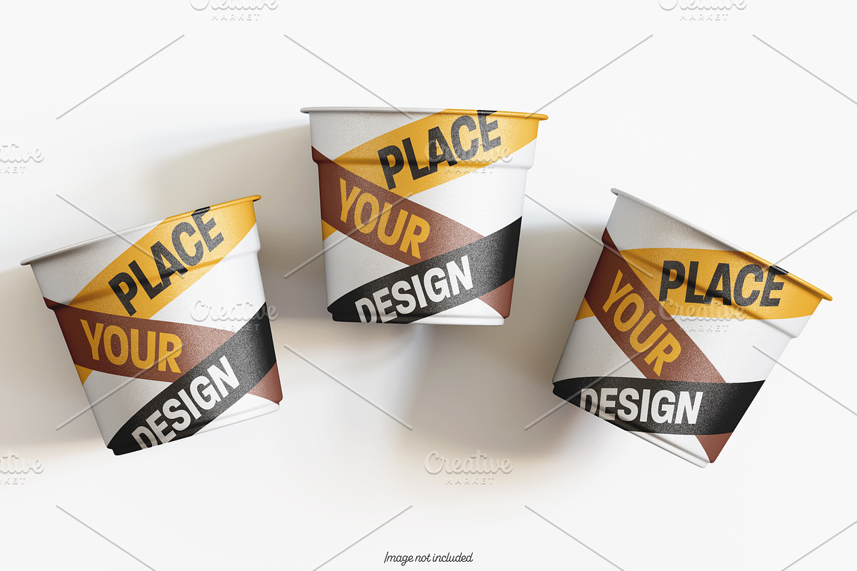 Realistic Cup ice cream mockup V2, a Cups & Container Mockup by Ambo Ampeng (Photo 25 of 26)