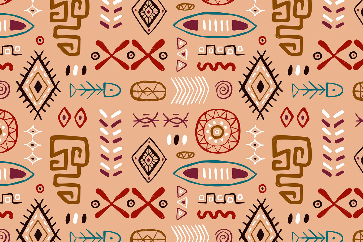 Tribal ethnic seamless patterns set, a Pattern Graphic by Good Studio (Photo 6 of 15)