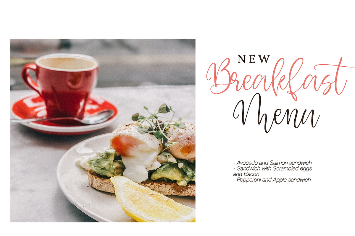 Apricot Delight Romantic Script preview 6