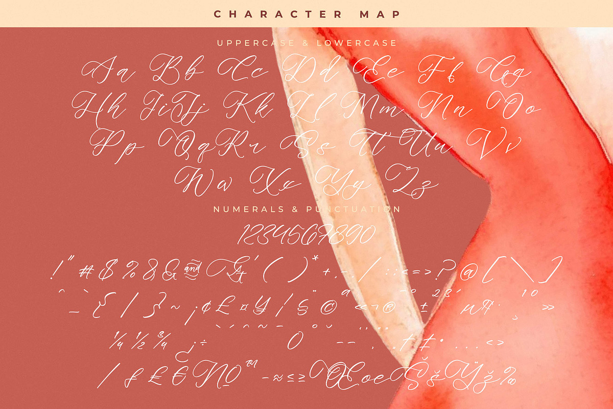 Melodic Banthera Beautiful Script, a Script Font by stylishtype.co (Photo 17 of 20)