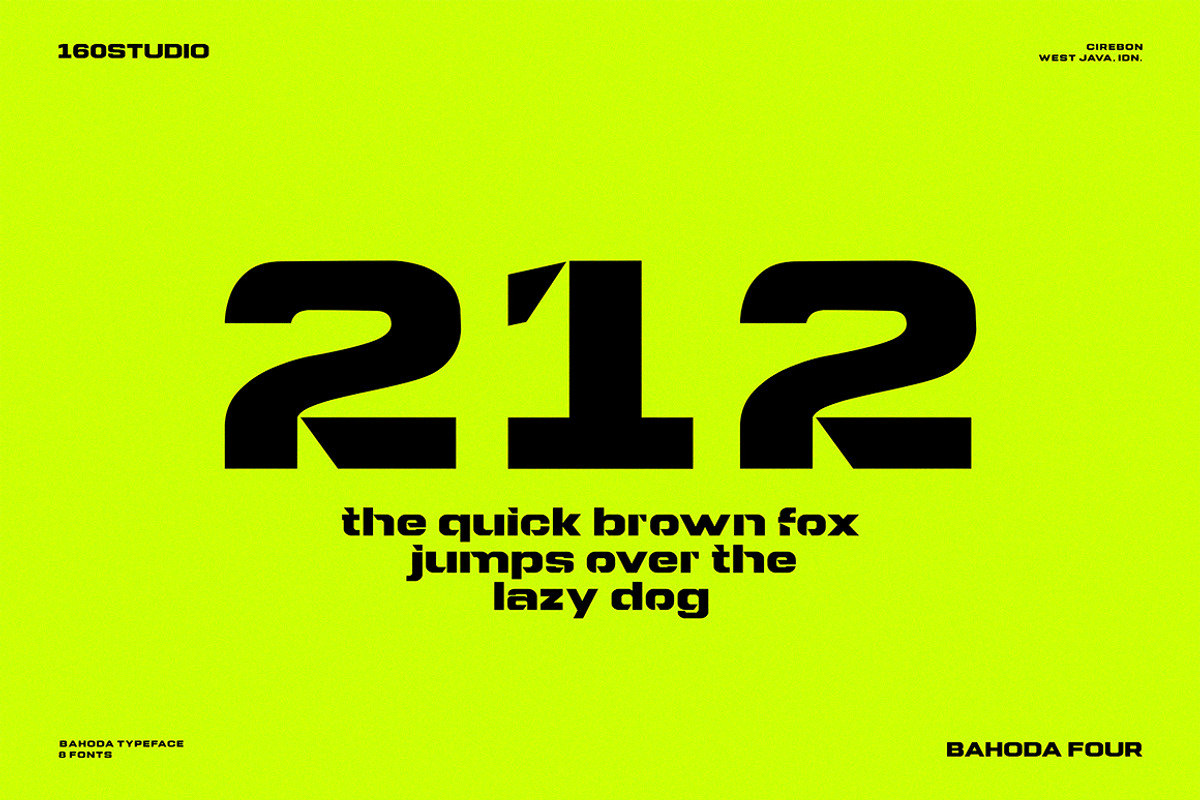 Bahoda Modern Logo Font Collection, a Sans Serif Font by 160 Studio (Photo 14 of 16)
