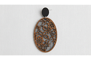 Laser Cut Ornament Earrings, an Illustration by hafijul (Thumbnail 5 of 11)