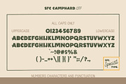 SFC Camphard, a Sans Serif Font by Skilline Supply Co. (Thumbnail 2 of 8)