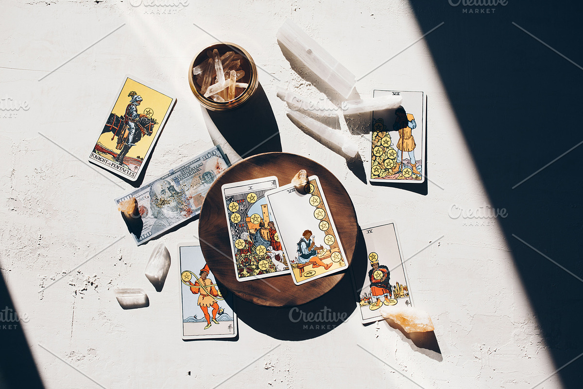 Magic Pentacles Tarot Photo Stock, an Arts & Entertainment Photo by House of Divine Style (Photo 2 of 15)