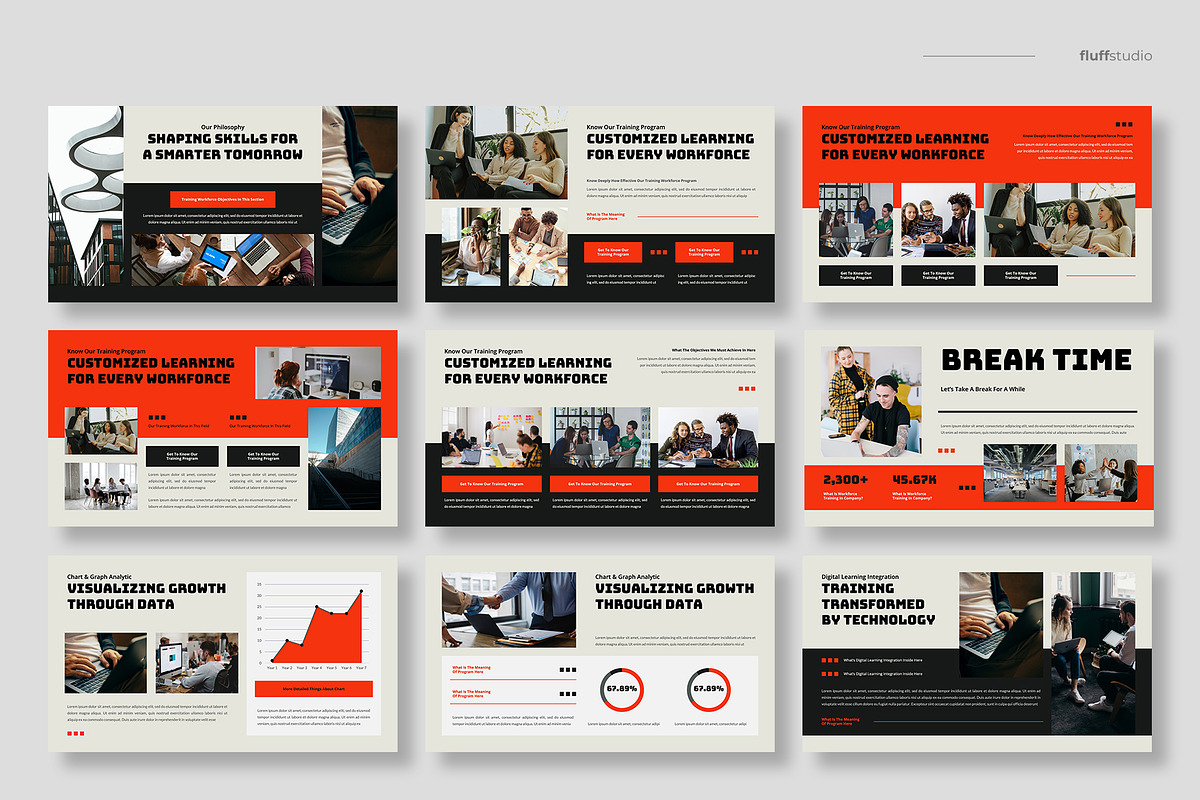 Workforce Training Google Slides, a Presentation Template by fluffstudio (Photo 3 of 4)