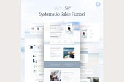 Systeme.io Salt & Sky Funnel, a Landing Page Template by Hayley's Digital Hub (Thumbnail 1 of 10)