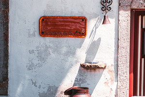 Blank ceramic sign mock up wall, an Architecture Photo by SkyNext