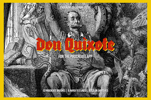 Don Quixote Procreate Kit