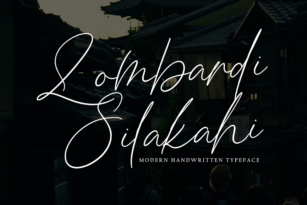 Lombardi Silakahi, a Handwritten Font by pineungtype (Photo 2 of 8)