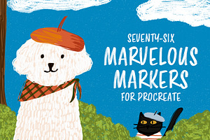 76 Marvelous Markers for Procreate