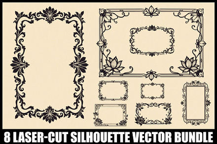 Baroque Ornament Laser Pack