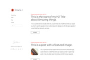 Writing No. 2 WordPress Theme, a WordPress Template by Pixel Co. (Thumbnail 2 of 4)