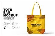 Tote Bag Mockup, an Apparel Mockup by mockupbuys (Thumbnail 1 of 3)