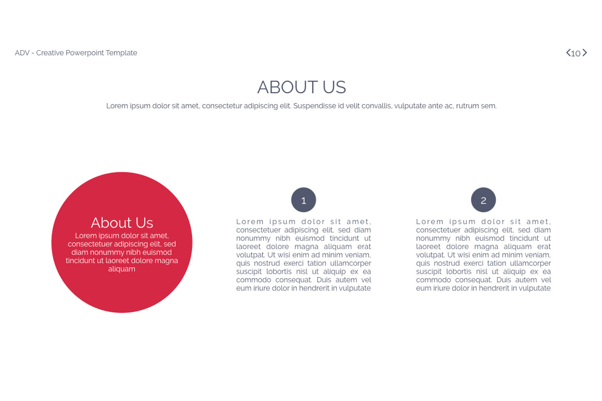 ADV Powerpoint Template, a Presentation Template by OXXO (Photo 10 of 78)