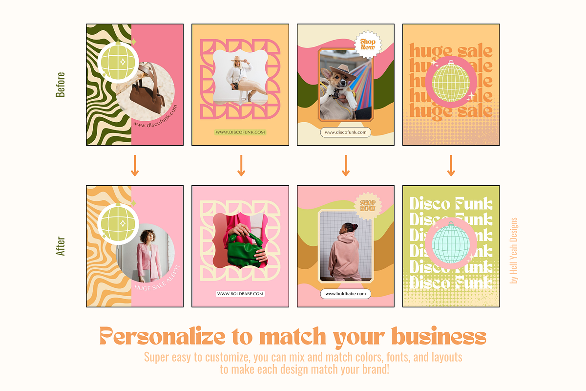 Cowgirl Instagram Post Templates, a Social Media Template by Hell Yeah Designs (Photo 9 of 10)