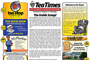 2 Page Newspaper Template, a Flyer Template by Newspaper Templates (Thumbnail 1 of 7)