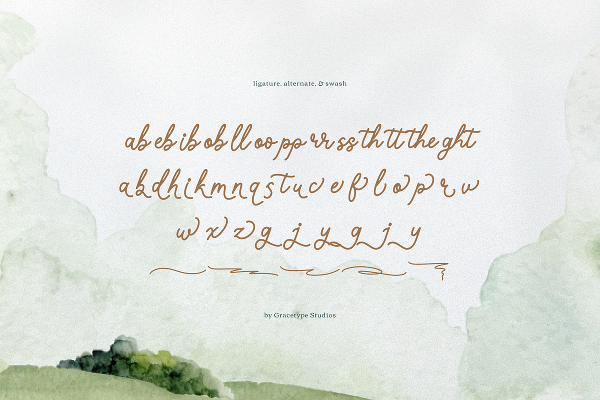 Taniella Roselinn Handwritten Script, a Script Font by gracetype_studio (Photo 11 of 12)