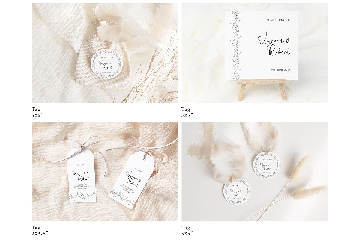 Wedding Invitation Template Canva, an Invitation Template by PawGraphic (Photo 6 of 10)