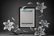 Pages and Cards with Flowers Mockups, a Mockup by Luuqas Design (Thumbnail 5 of 9)