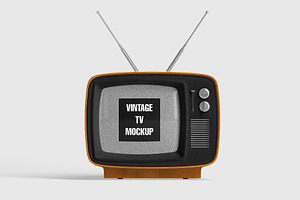 Vintage Tv Mockup Tv, Tv Mockup