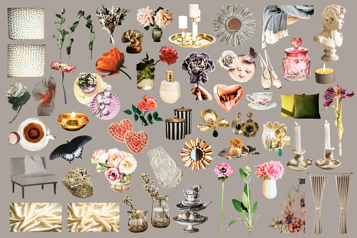 Romantic Maison: Porcelain Collage, an Object Graphic by Anzhelika (Photo 9 of 12)