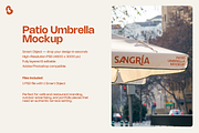 Patio Umbrella Mockup PSD, an Advertising Mockup by Bruto Mockups (Thumbnail 2 of 3)