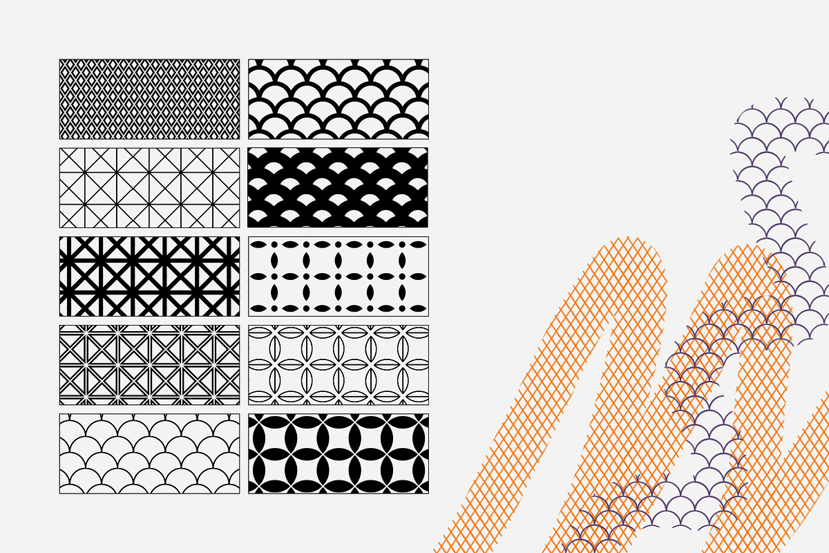 50 Procreate Pattern Brushes, a Brushes & More by ColourThisLove (Photo 5 of 5)