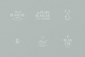 Blanche Logo Kit Logos Ai Eps Psd