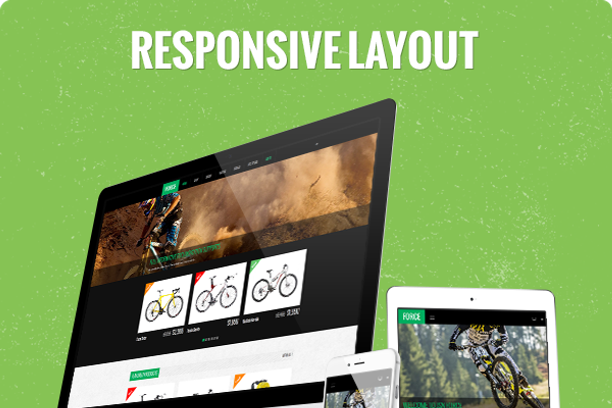 JSN Force- E-Commerce Template, a Websites & App Template by JoomlaShine (Photo 3 of 5)