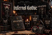 Infernal Gothic, a Blackletter Font by Wow Magic (Thumbnail 2 of 5)