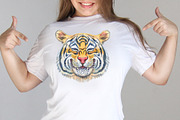 Watercolor tiger portraits, an Animal Illustration by Watercolor fantasy (Thumbnail 3 of 4)