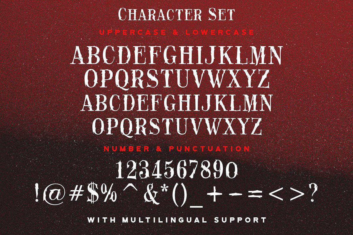 Black Rose - Haunted Display Font, a Blackletter Font by StringLabs (Photo 6 of 7)