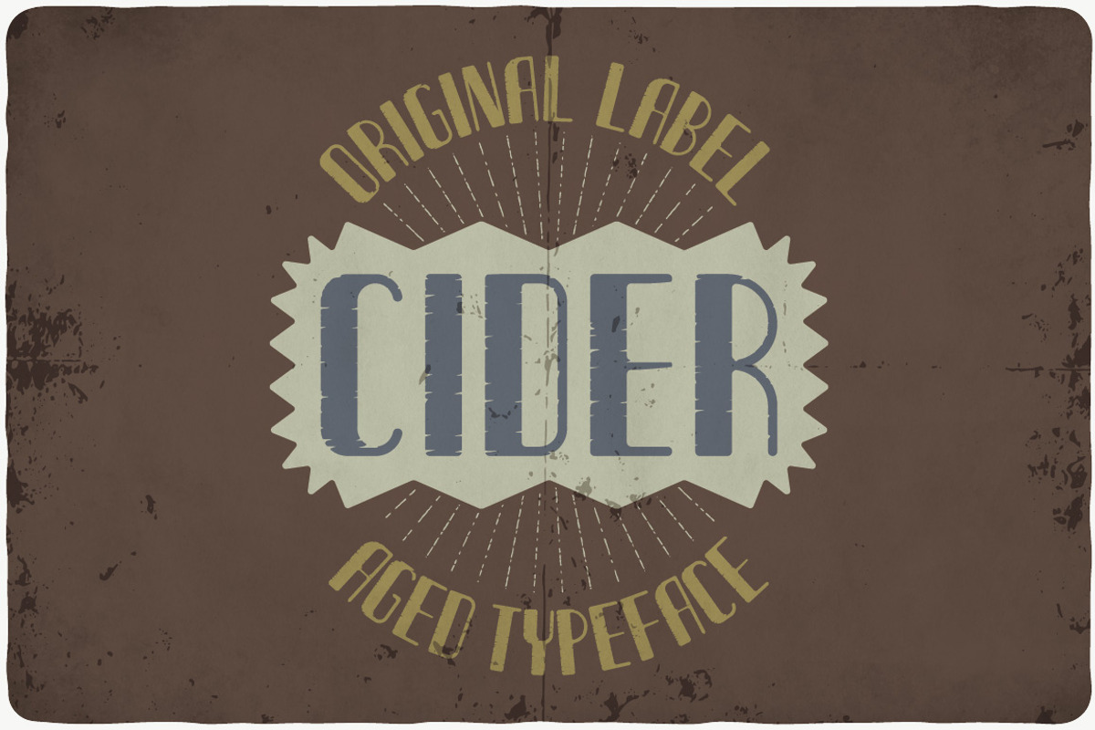 Cider typeface preview 6