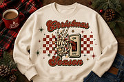 Retro Skeleton Christmas Png Bundle, an Object Graphic by Daisy Design (Thumbnail 21 of 22)
