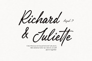 Peftyon Elegant Signature Script, a Script Font by Maulana Creative (Thumbnail 3 of 7)