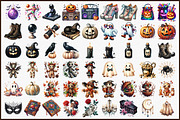 Cute Halloween Clipart,Gothic, Voodo, an Illustration by Sublimation Artist (Thumbnail 3 of 14)