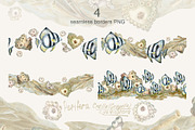Calm fish watercolor clipart, an Animal Illustration by EL_SUHOVA (Thumbnail 9 of 13)