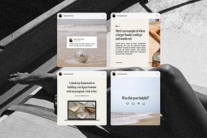 Instagram Carousel Social Templates