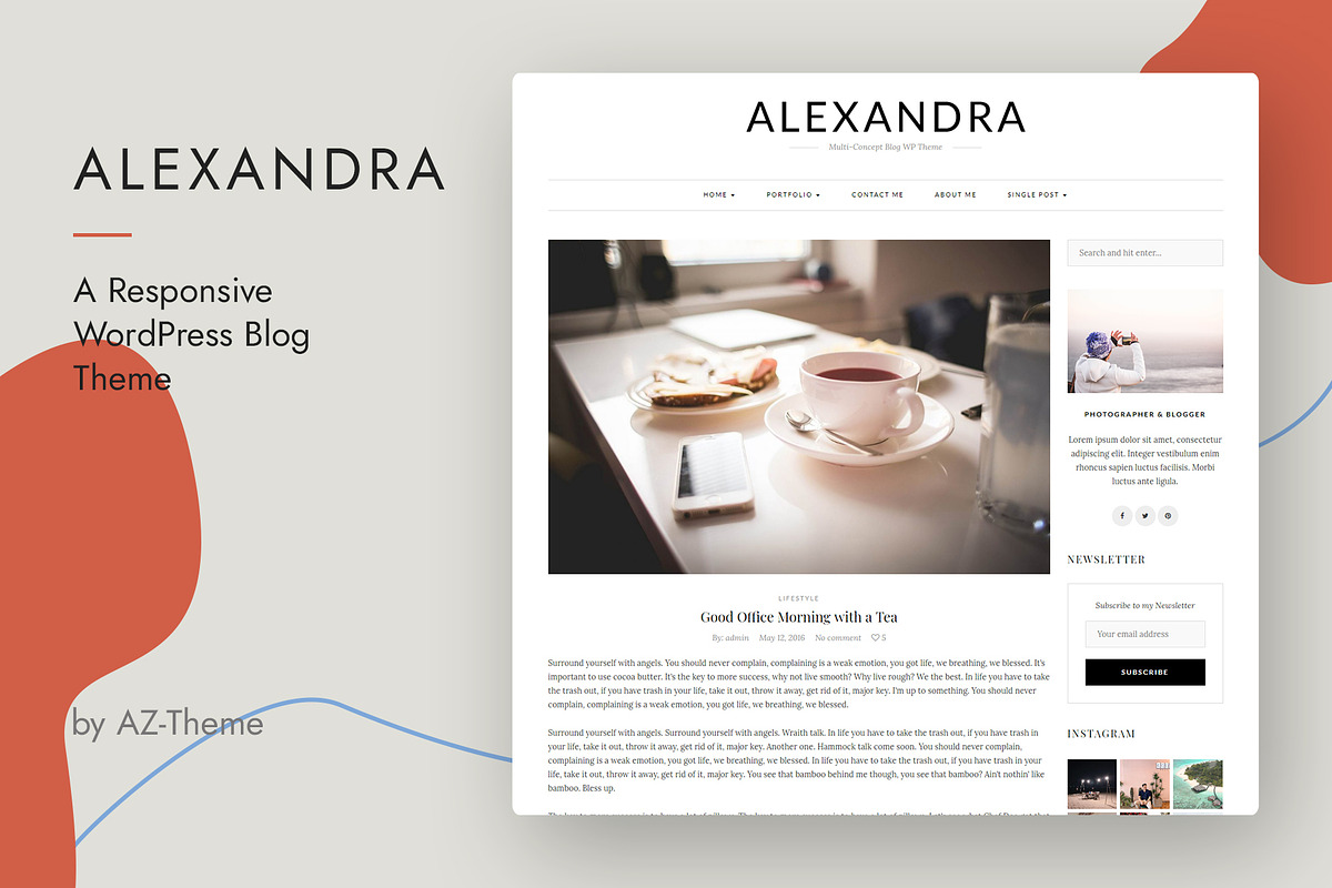 Alexandra - WordPress Blog Theme, a WordPress Template by AZ-Theme (Photo 11 of 11)