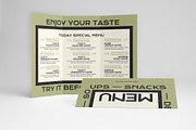 Trifold Menu Template, a Brochure Template by Designsoul14 (Thumbnail 1 of 6)