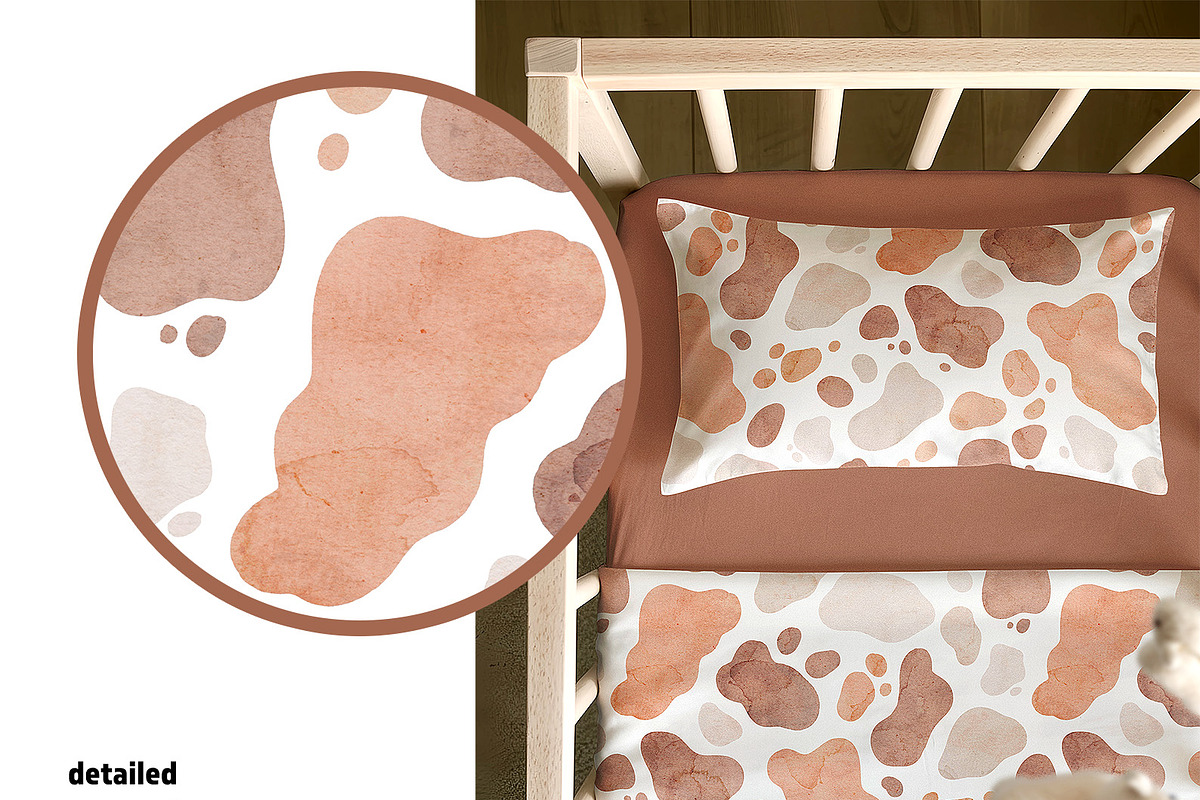 Pastel Cow Print Seamless Pattern, a Pattern Graphic by Brzozowska (Photo 10 of 12)