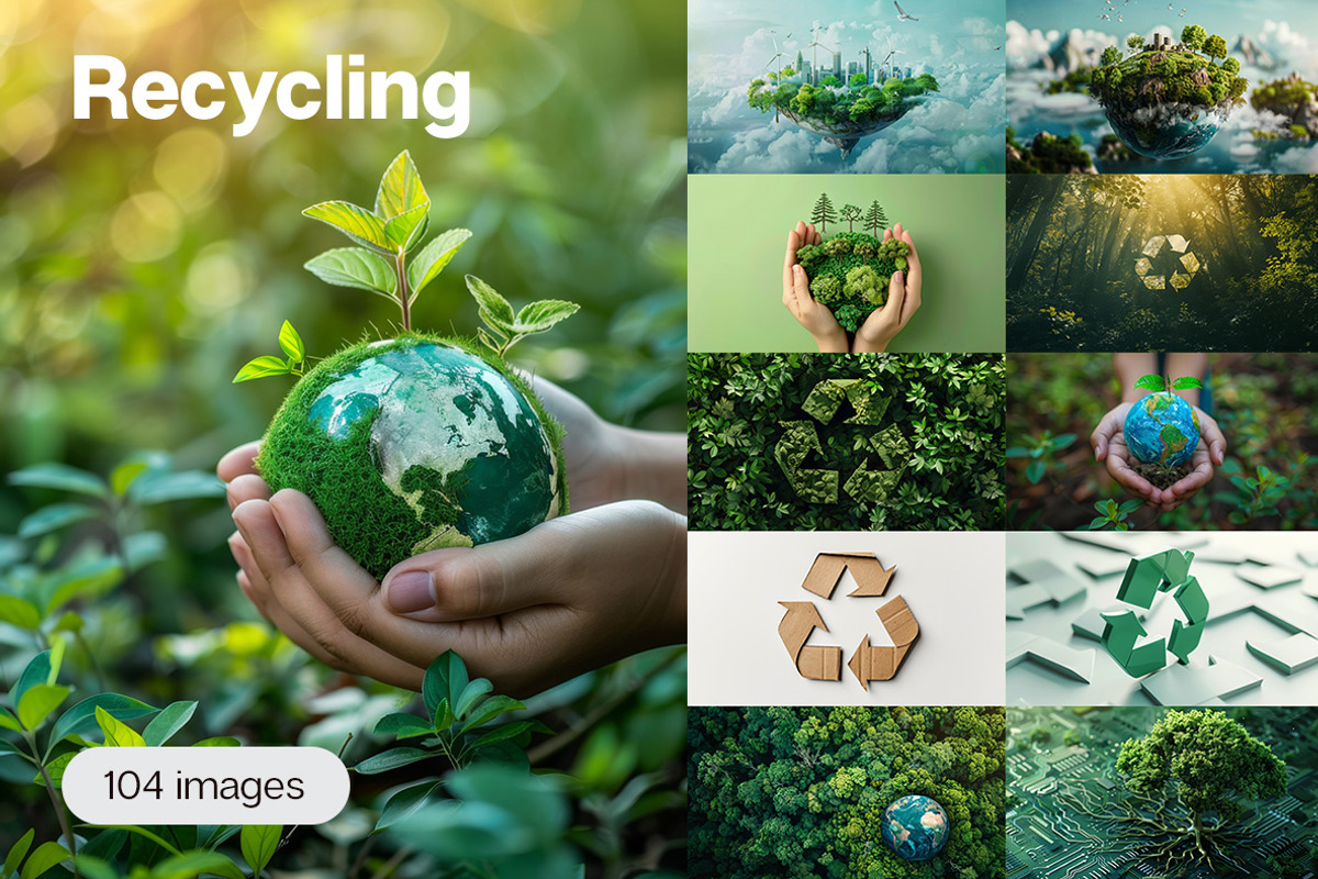Recycling - 104 images, a Nature Photo by Handmadefont (Photo 1 of 14)