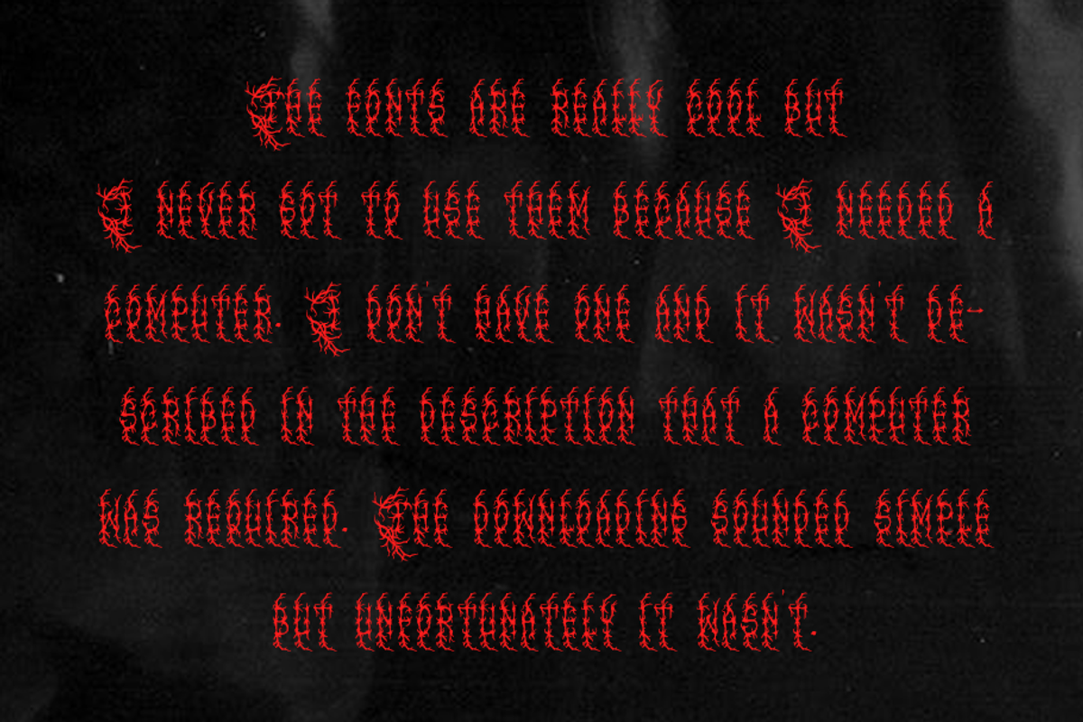 Kun-Sera, a Blackletter Font by GlottaTypeface (Photo 2 of 7)