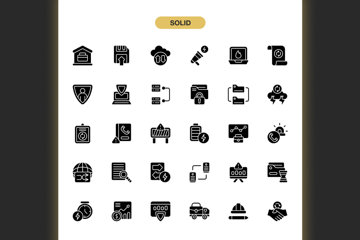 Continuity Plan Icons, an Icon by Spacepixel Creative (Photo 3 of 3)
