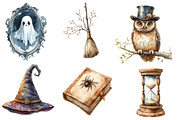 Vintage Halloween Clipart, an Illustration by Designworld (Thumbnail 4 of 5)