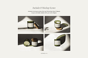 Glass Candle Mockup, a Packaging Mockup by Wildfield Studio (Thumbnail 3 of 7)