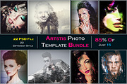 Artstic Photo Template Bundle, a Flyer Template by Graphic_Art (Thumbnail 1 of 6)